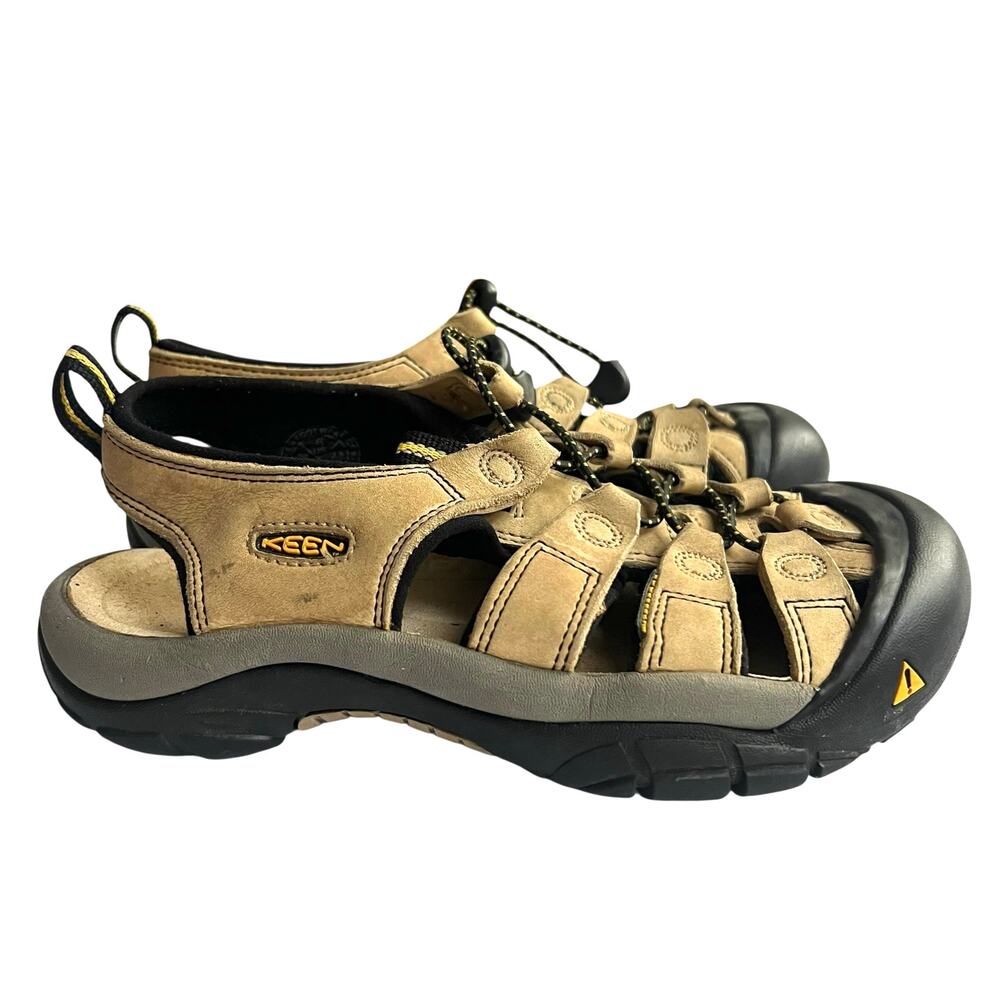 KEEN Newport H2 Leather Sandals Women’s 6 Tan Closed Toe Hiking - Picture 6 of 11